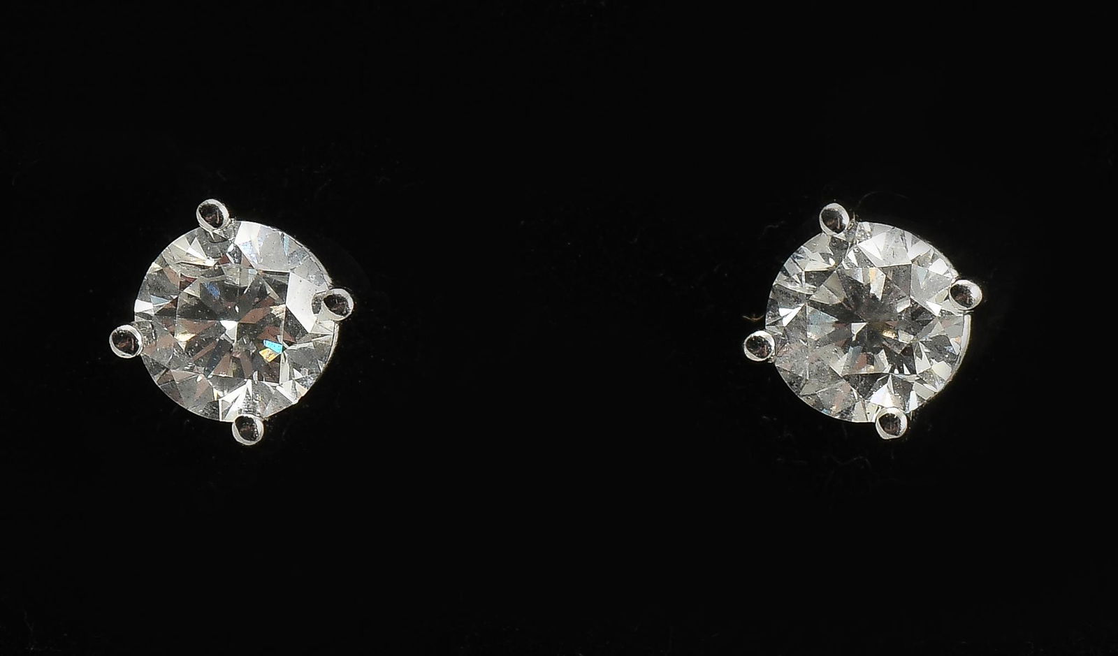 14K/PLATINUM 1.0 CTW DIAMONDS STUDS (1 of 4)