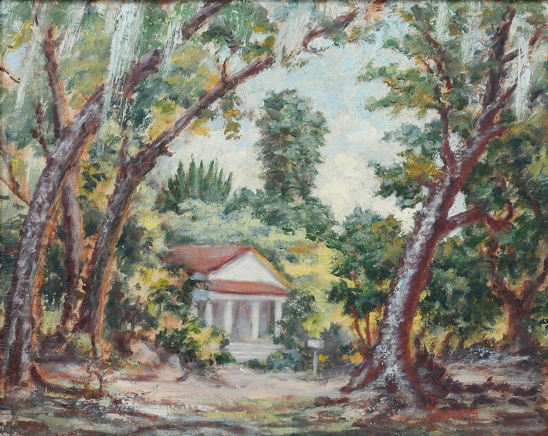 BROCATO FLORIDA COTTAGE PAINTING (1 of 4)