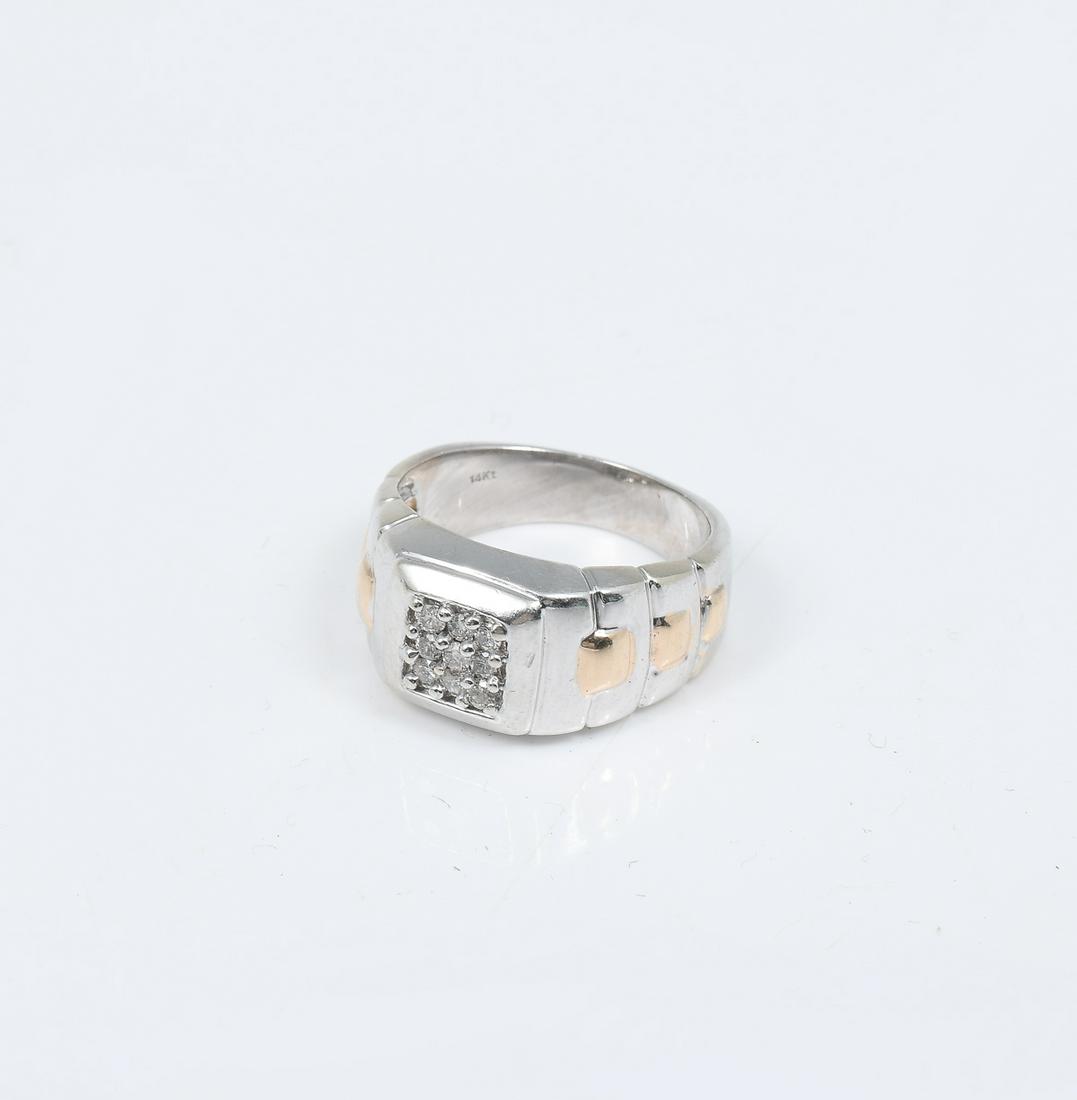 GENTS 14K DIAMOND RING (1 of 5)