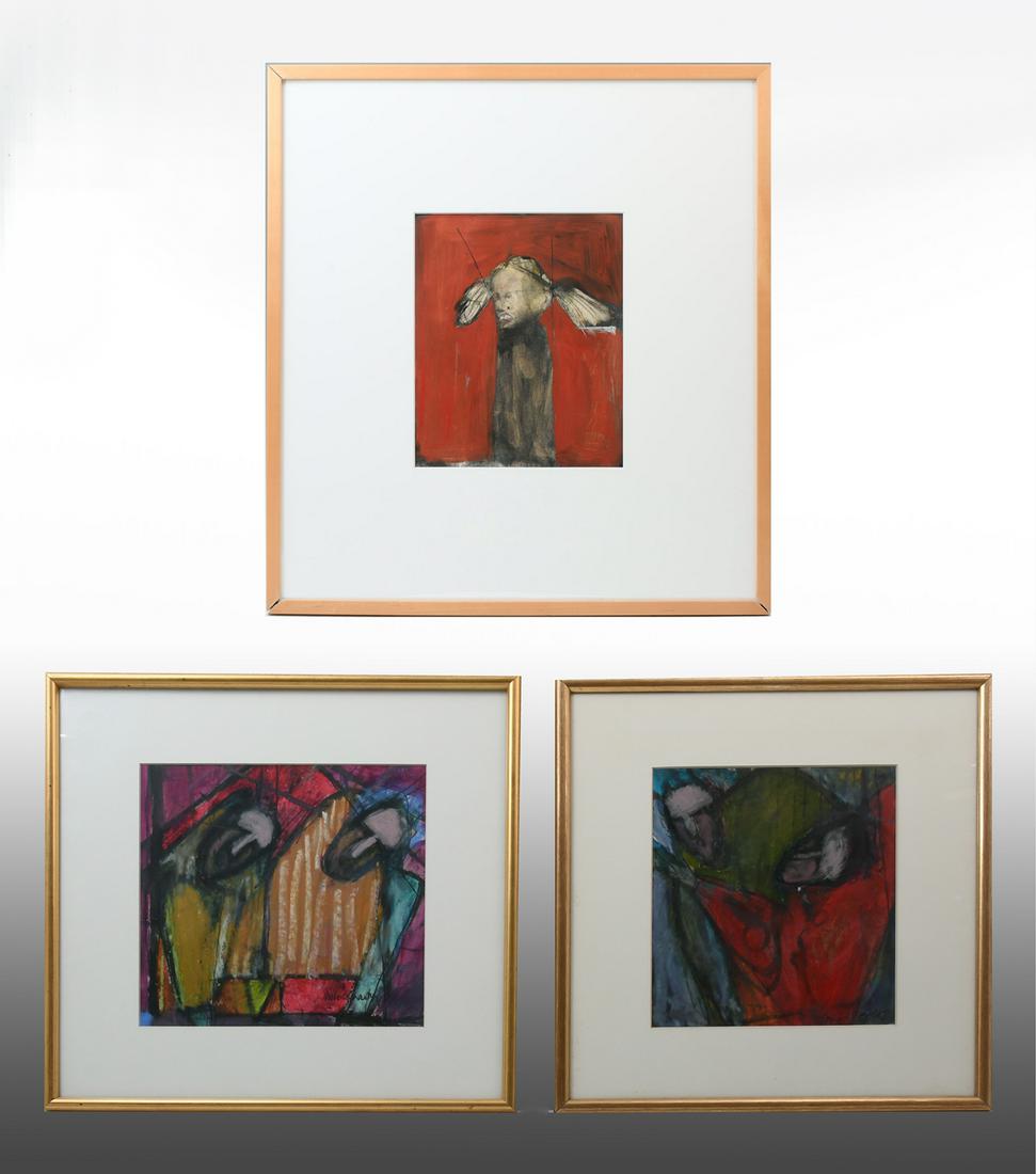 THREE PRINT LOT GROSS NEUSTADT AND ARMS: THREE PRINT LOT GROSS NEUSTADT AND ARMS: 1) Etching by John Taylor Arms titled ''Gloria'', of a Gothic Church, sight size 13.5'' x 9.5'', pencil signed lower right and dated 1924, ''IV'' lower left co