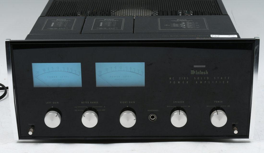 MCINTOSH MC 2105 SOLID STATE POWER AMPLIFIER (1 of 4)