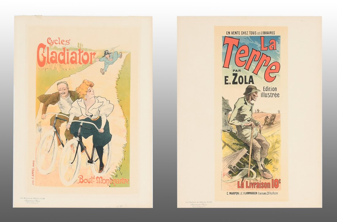 TWO LES MAITRE DE L'AFFICHE POSTERS (1 of 3)