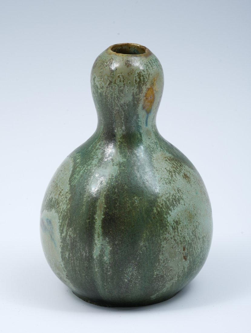 EARLY FULPER POTTERY MOTTLED VASE (1 of 3)
