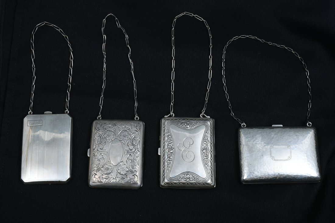 4 SILVER COIN PURSES INCLUDING TIFFANY (1 of 5)