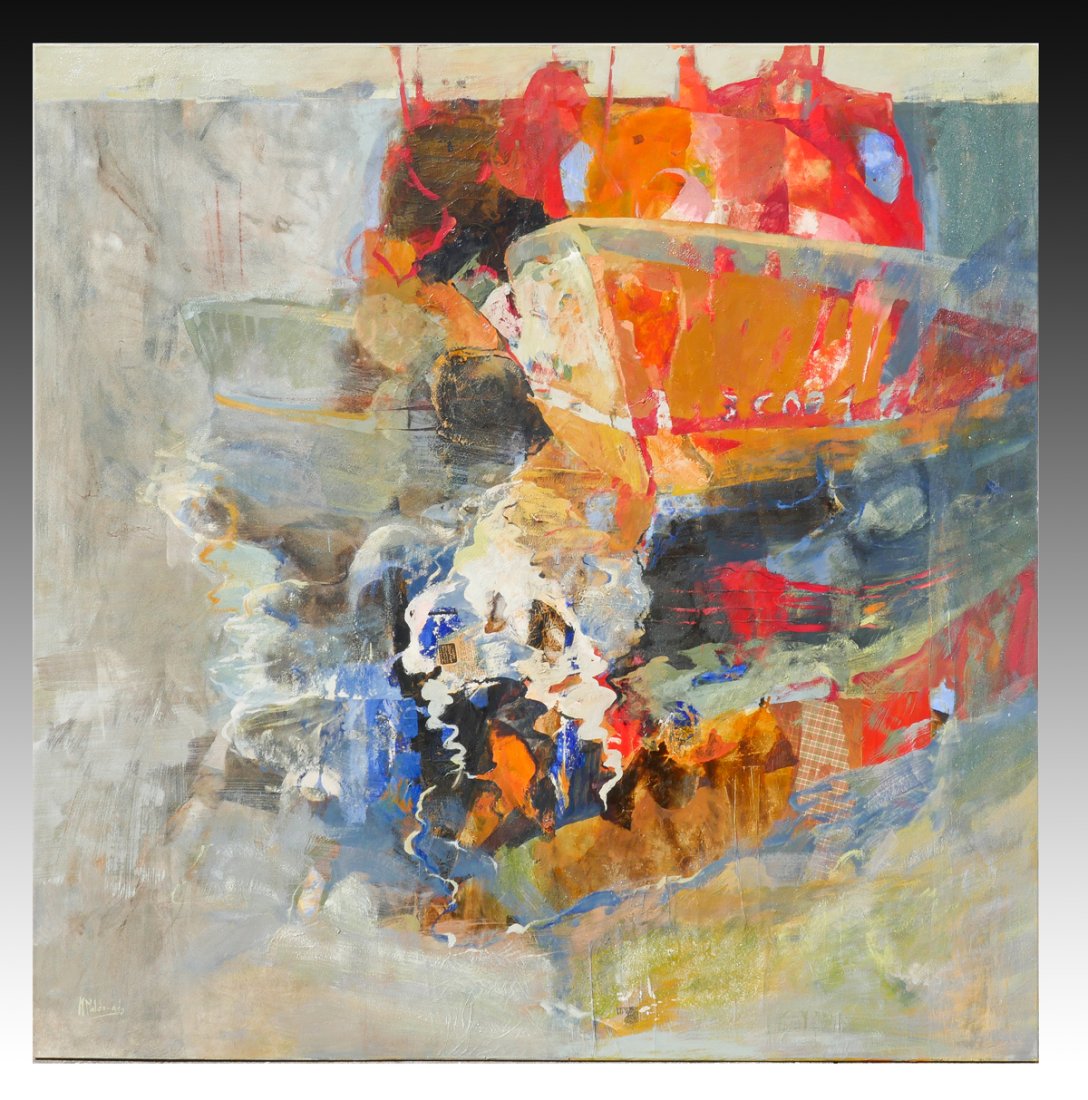 HUGE MARTA MALDONADO ALONSO ABSTRACT PAINTING (1 of 5)