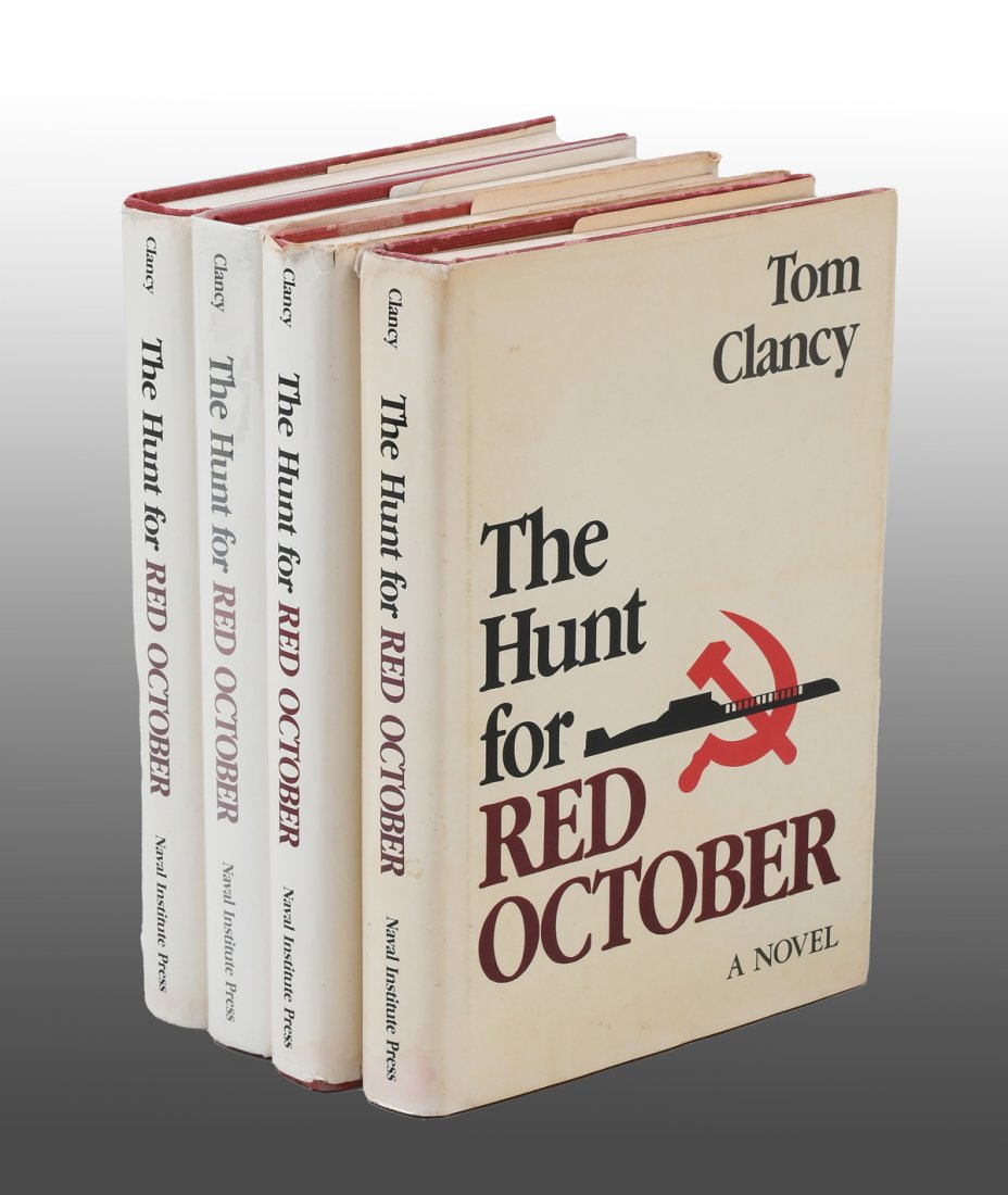 4 FIRST EDITION ''THE HUNT FOR RED OCTOBER' BOOKS (1 of 4)
