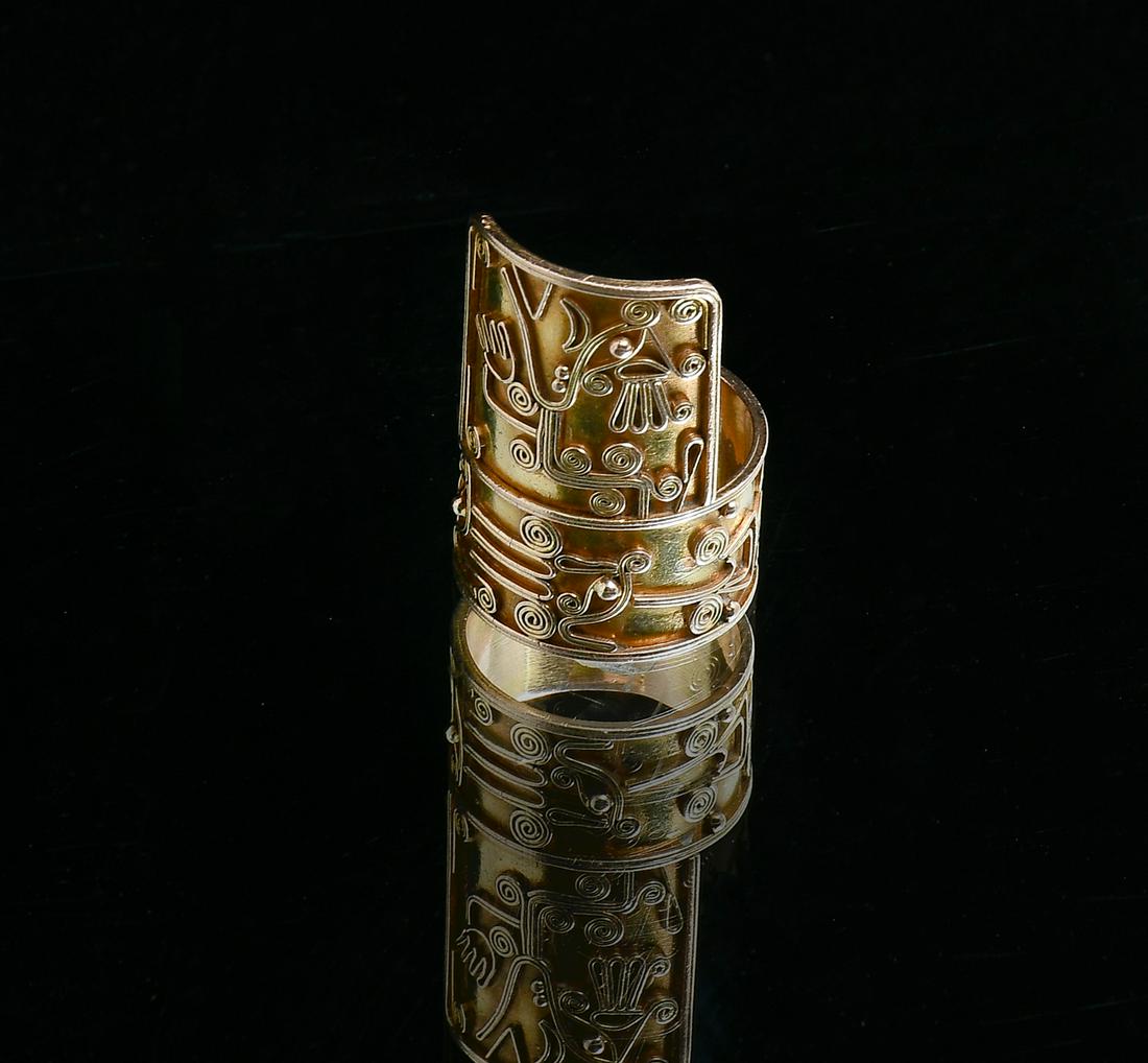 HANDMADE ETRUSCAN STYLED 14K RING (1 of 3)