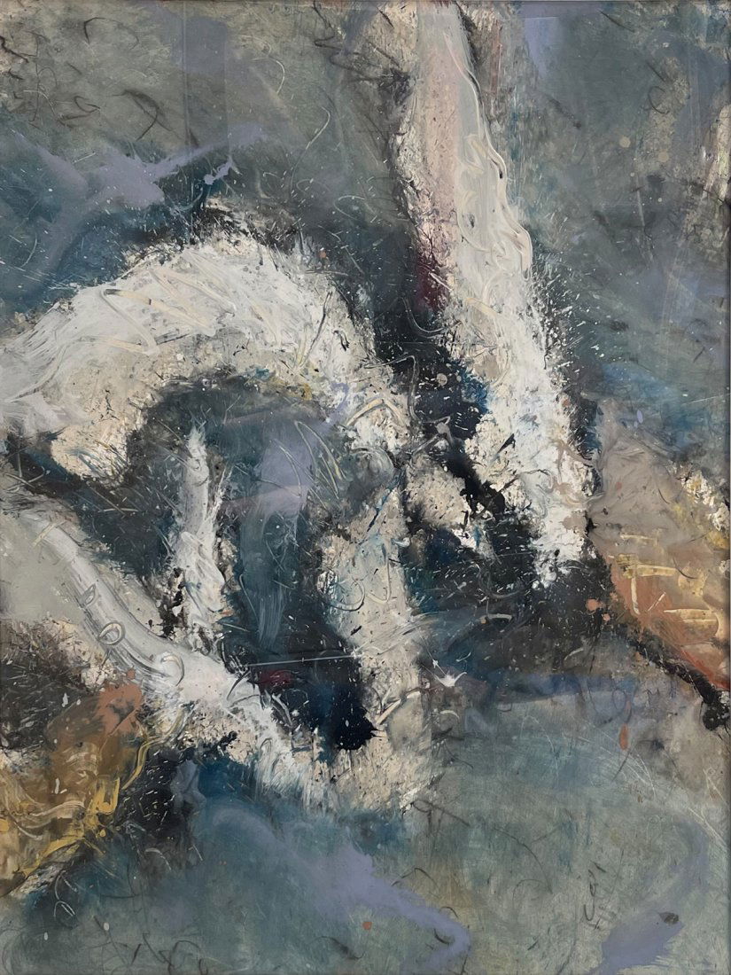 LARGE ABSTRACT PAINTING BY BARUJ SALINAS (1 of 2)