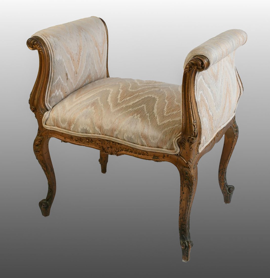 FRENCH LOUIS XV WINDOW BENCH (1 of 5)