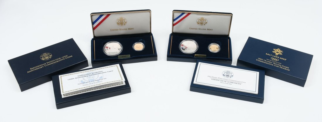 SALT LAKE OLYMPIC & SMITHSONIAN COMMEMORATIVE COINS (1 of 6)