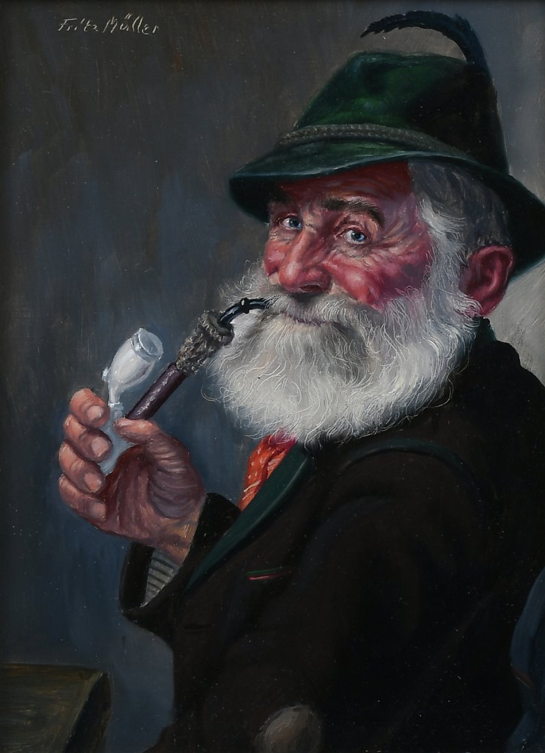 FRITZ MULLER PORTRAIT PAINTING (1 of 3)