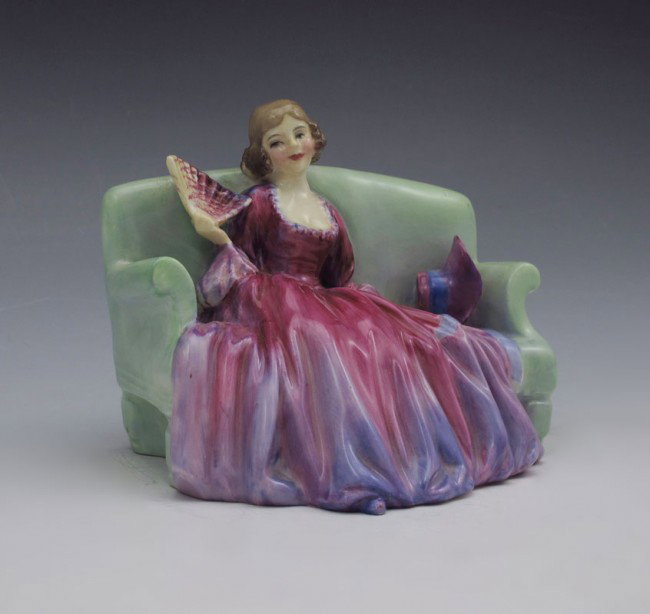 ROYAL DOULTON SWEET AND TWENTY HN 1549: Rare 4" figurine, designed by Leslie Harrandine.