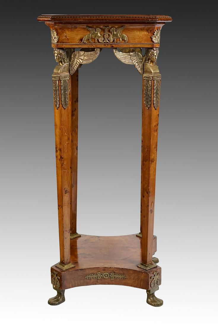 EGYPTIAN REVIVAL STYLE PLANT STAND (1 of 7)