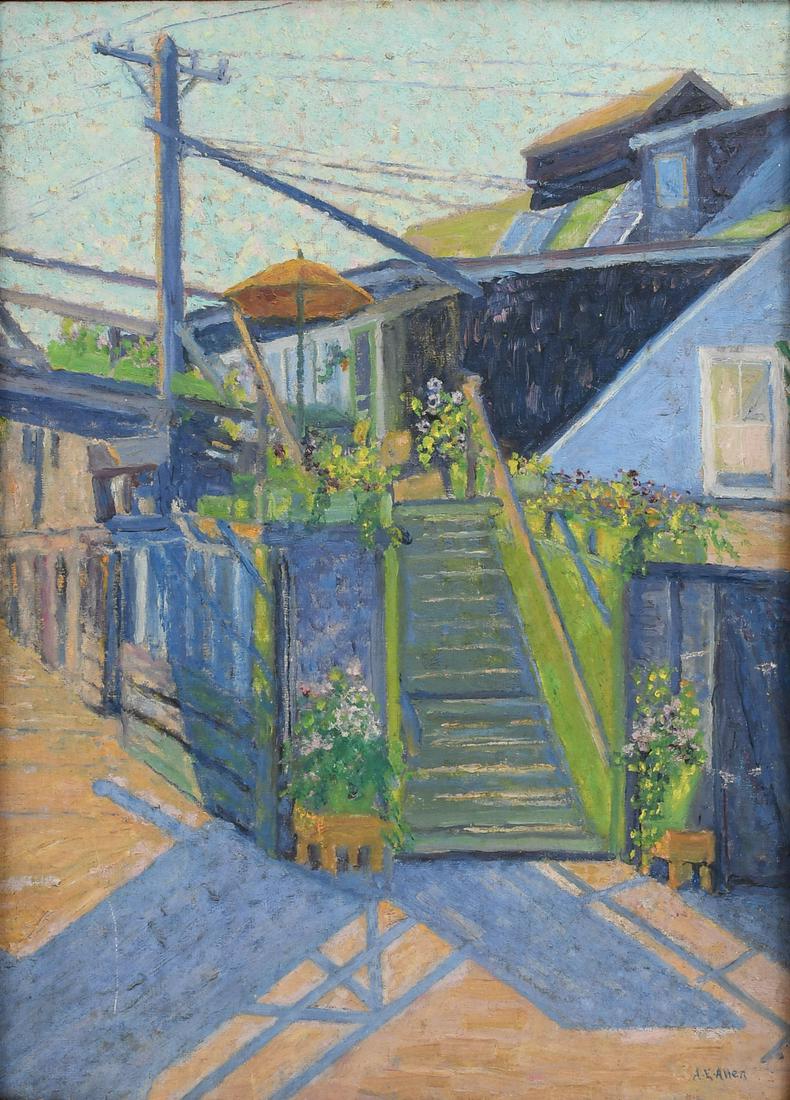 A.E. ALLEN GLOUCESTER PAINTING (1 of 4)