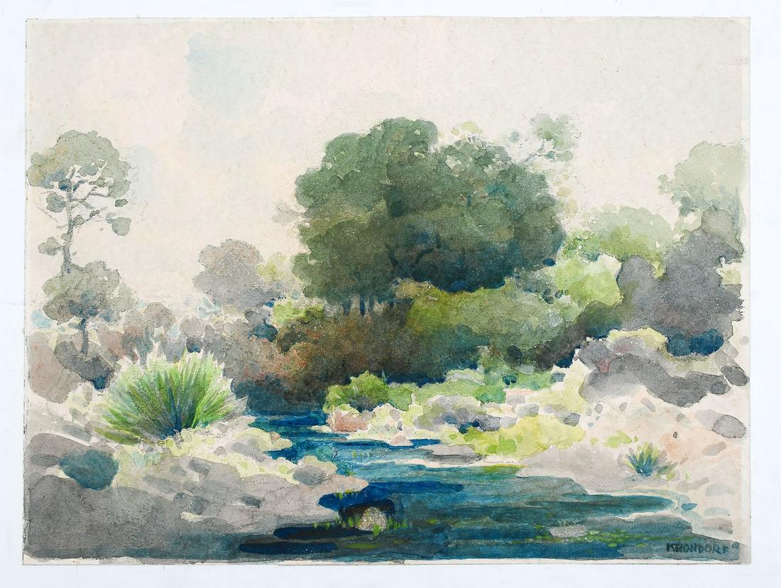 WILLIAM KRONDORF COQUINA PITS FLORIDA PAINTING (1 of 3)