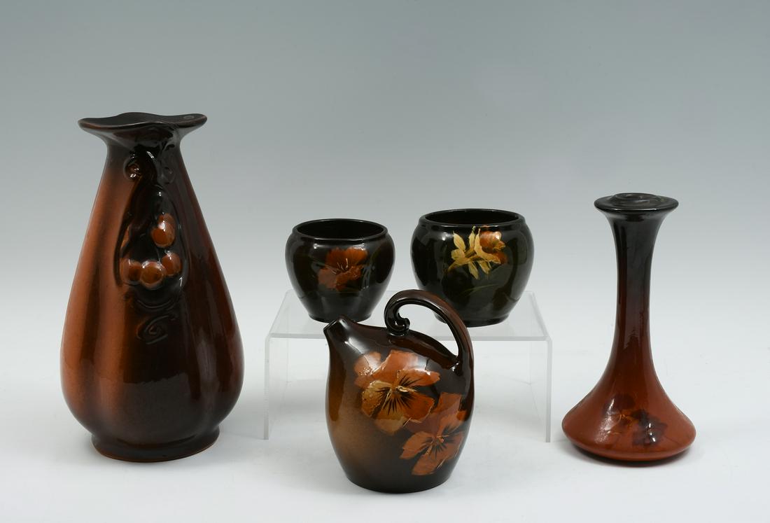 5 PC. STANDARD GLAZE POTTERY COLLECTION (1 of 7)