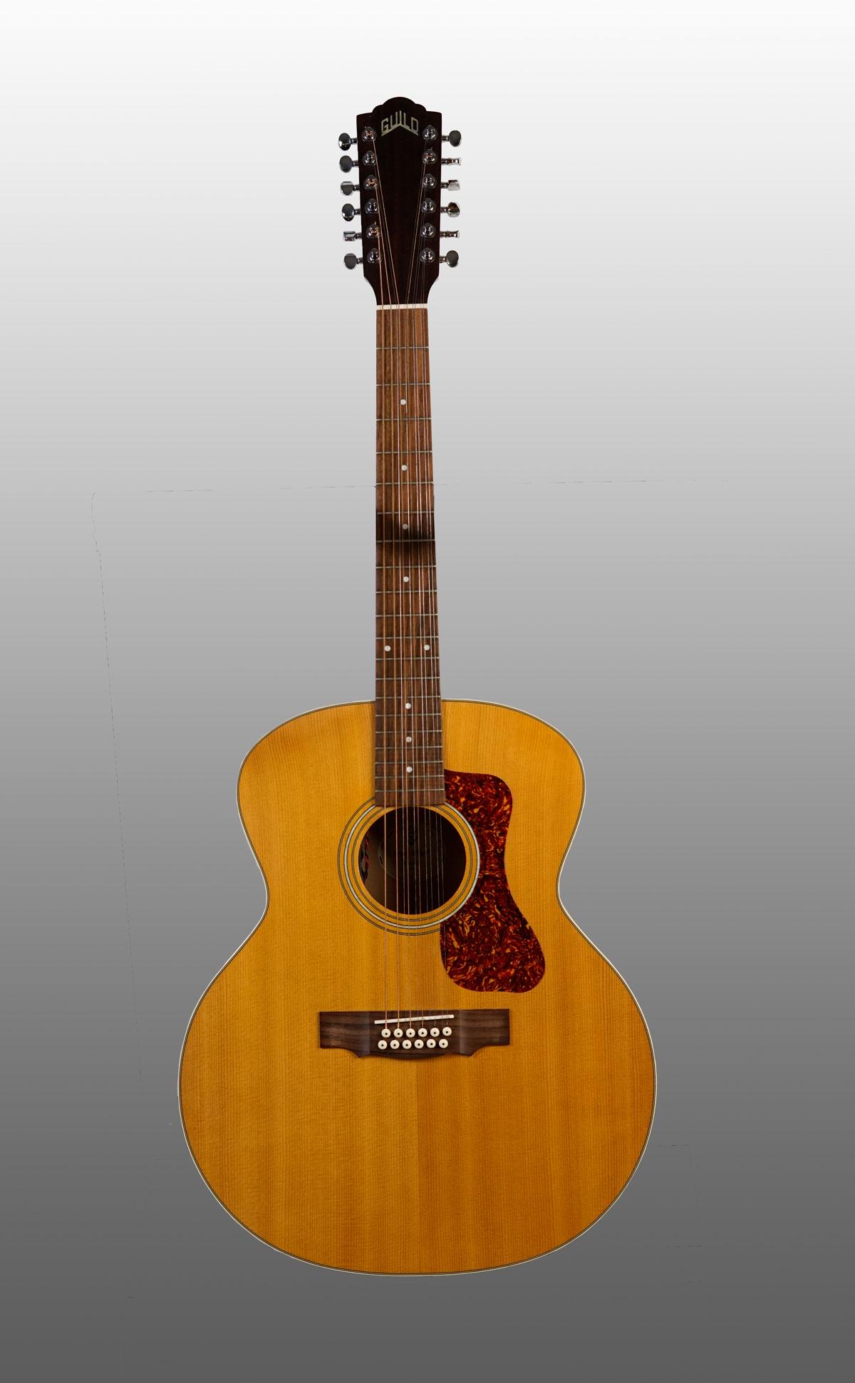 GIILD ACOUSTIC MAPLE SPRUCE GUITAR MODEL F-2512E (1 of 7)