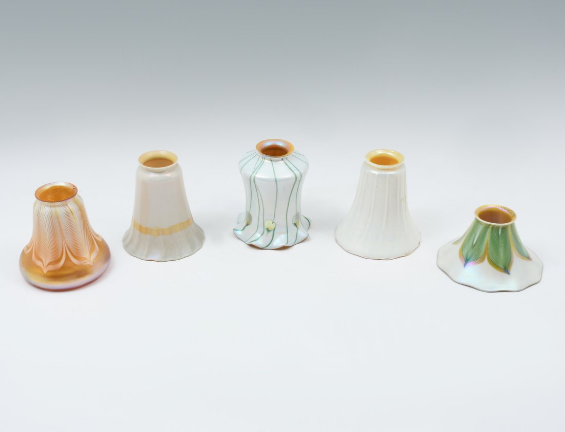 5 PC. ART GLASS SHADE COLLECTION (1 of 7)