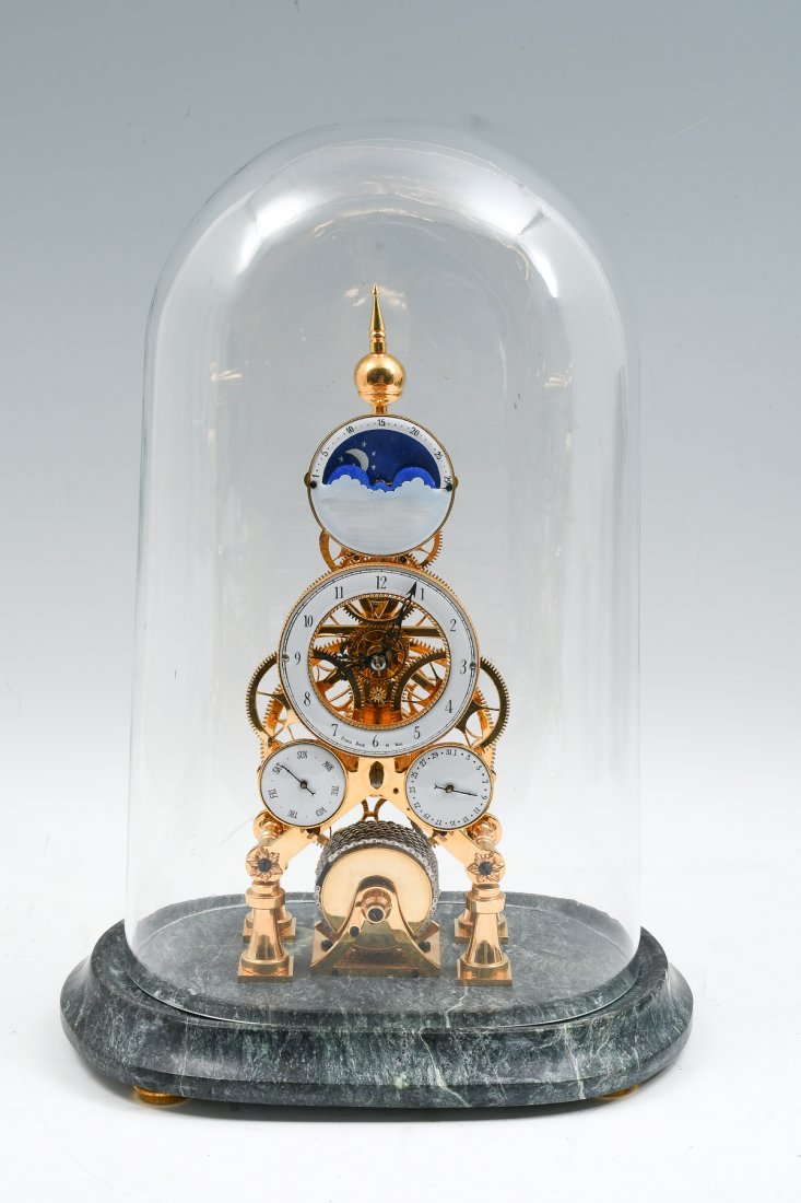 AFTER FRANZ DENK SKELETON CALENDAR CLOCK (1 of 5)