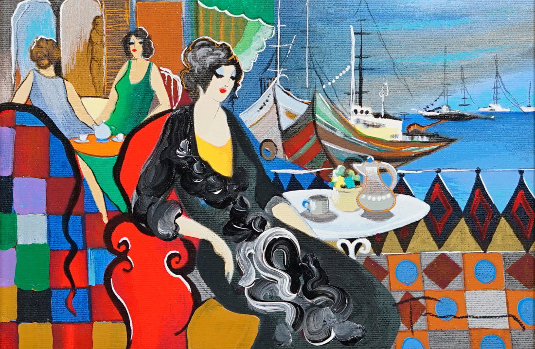 TARKAY EMBELLISHED SERIGRAPH ON CANVAS (1 of 3)