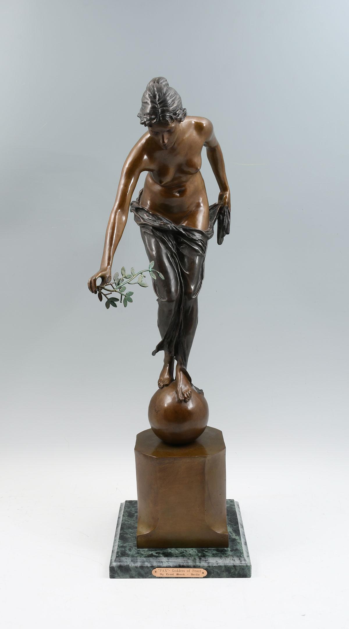 AFTER WENCK BRONZE PAX GODDES OF PEACE (1 of 7)