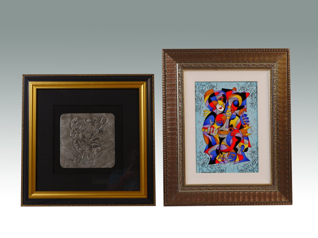 TWO PIECE ANATOL KRASNYANSKY ART LOT (1 of 6)