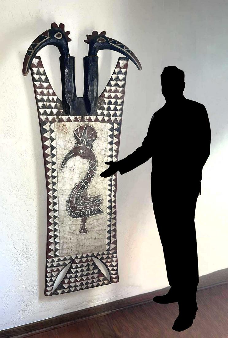 CARVED AFRICAN FULL BODY MASK (1 of 6)