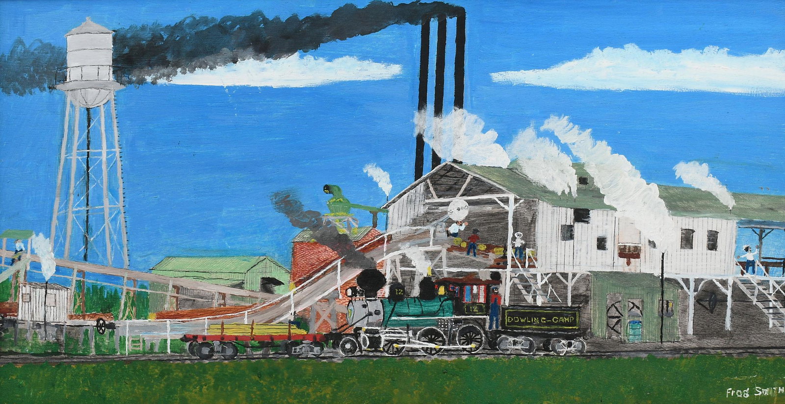 FROG SMITH MINING CAMP PAINTING (1 of 4)