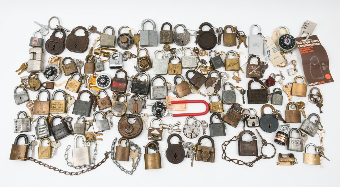 LARGE COLLECTION OF LOCKS (1 of 7)