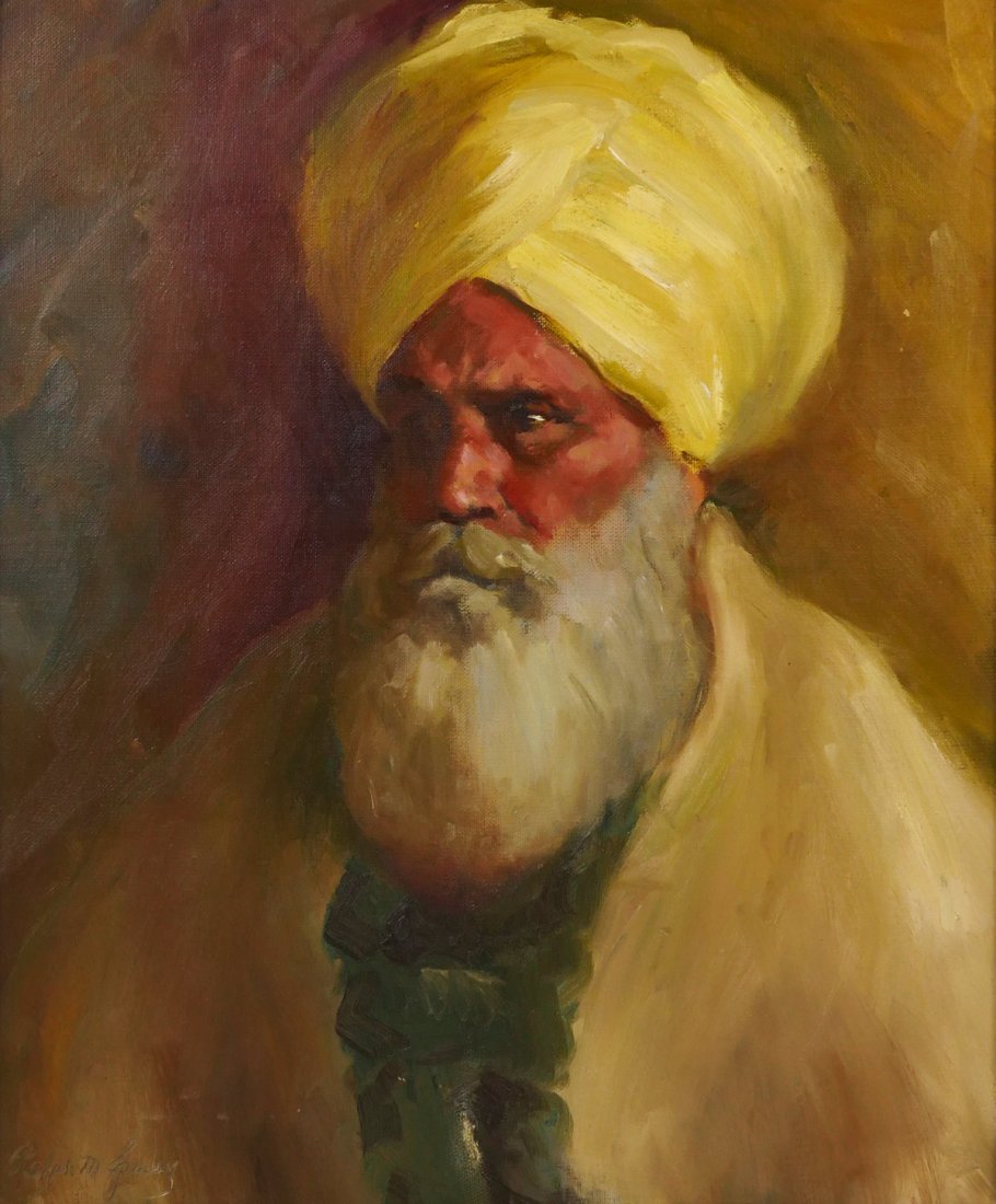 RALPH SPERRY SIKH PORTRAIT PAINTING (1 of 4)