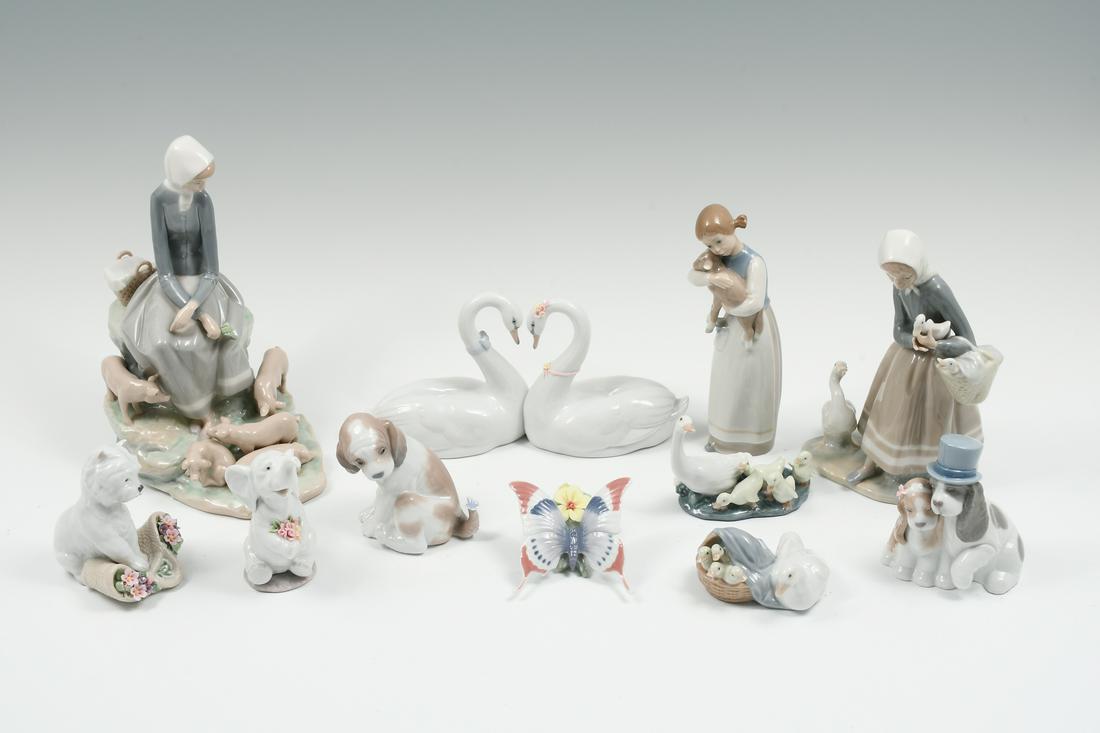 11 PC. LLADRO & NAO PORCELAIN COLLECTION (1 of 9)