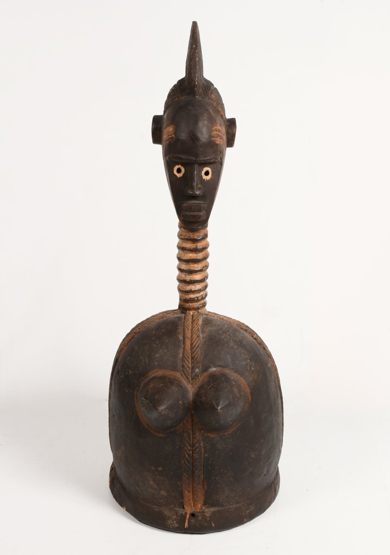 WOMEN'S MENDE HELMET MASK FROM SIERRA LEONE (1 of 5)