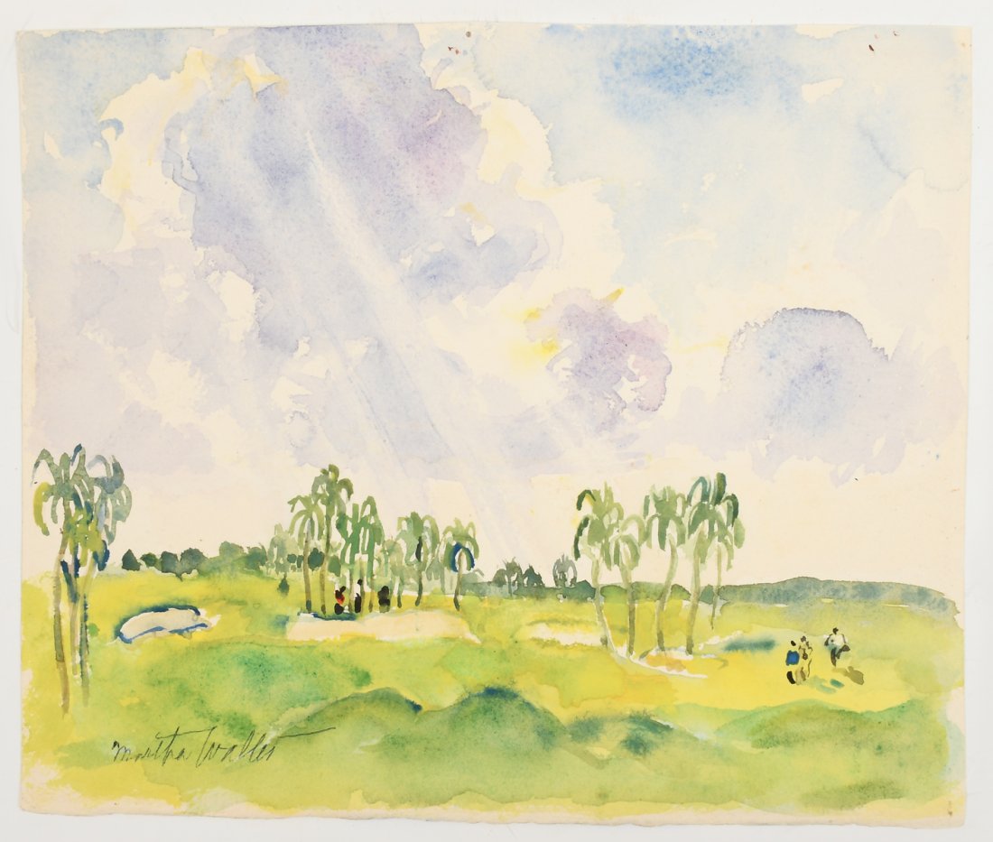 MARTHA WALTER PALM BEACH LANDSCAPE PAINTING (1 of 3)