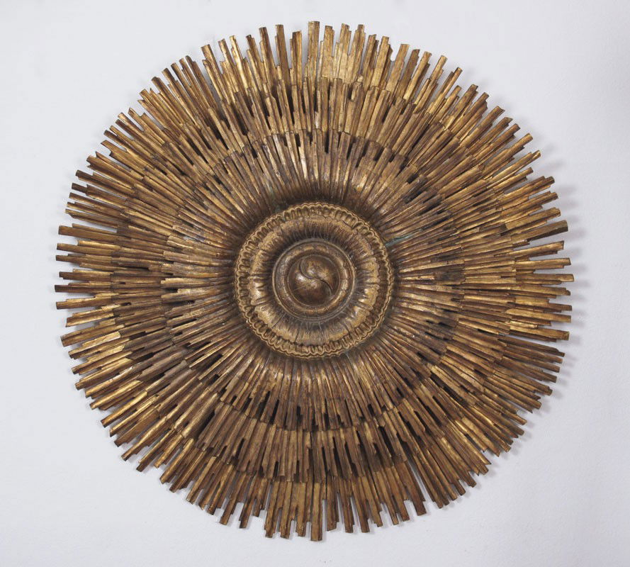 144 LARGE CARVED GILDED WOOD SPANISH WALL ART