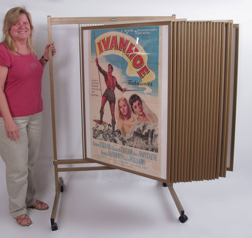 SELWYN FLOOR POSTER DISPLAY RACK - 3