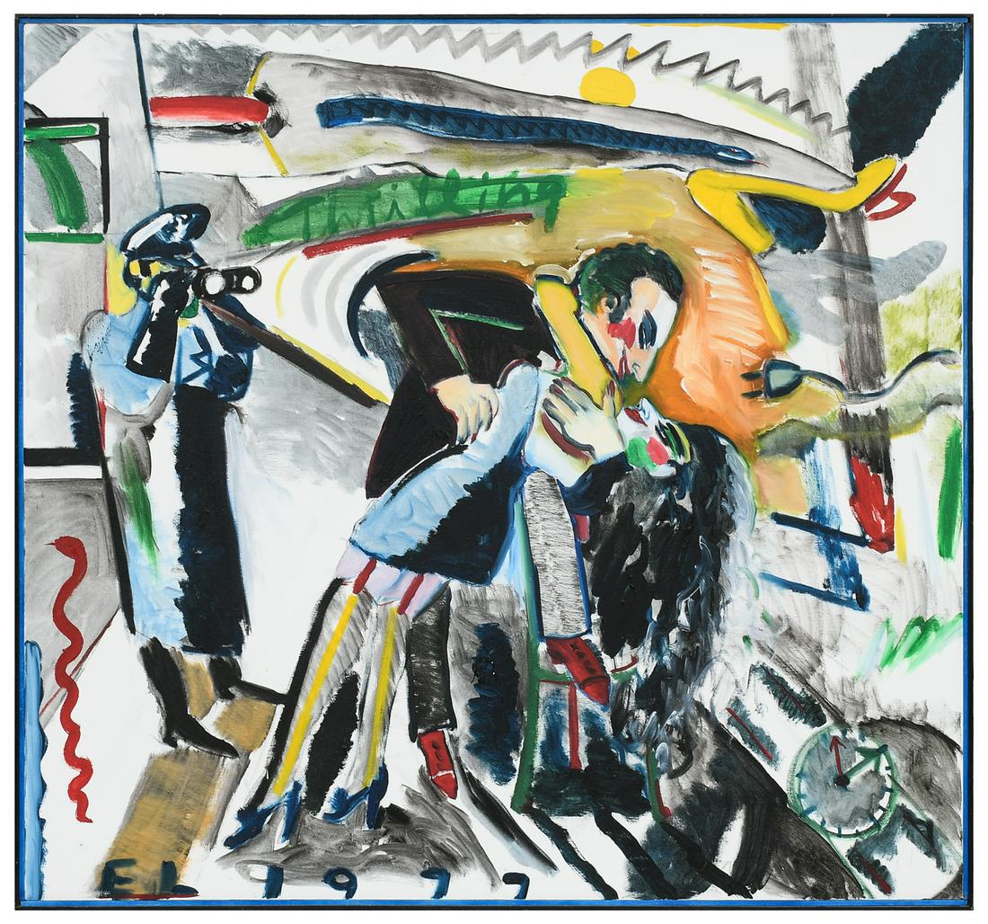 EARL LINDERMAN PAINTING (1 of 4)