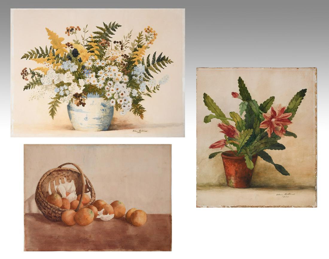 3 PIECE FLORIDA ARTIST STILL LIFE PAINTING LOT (1 of 7)