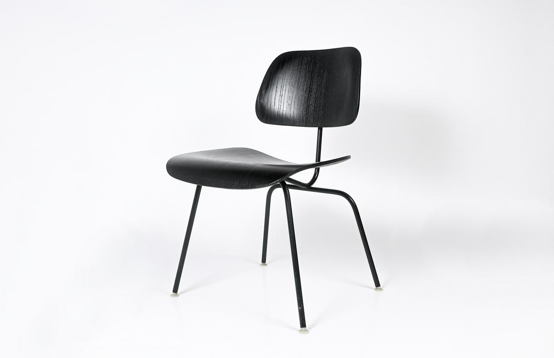 MID-CENTURY MODERN HERMAN MILLER EBONIZED CHAIR (1 of 9)