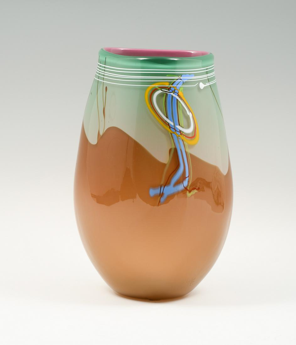 MICHAEL JOPLIN ART GLASS VASE (1 of 6)