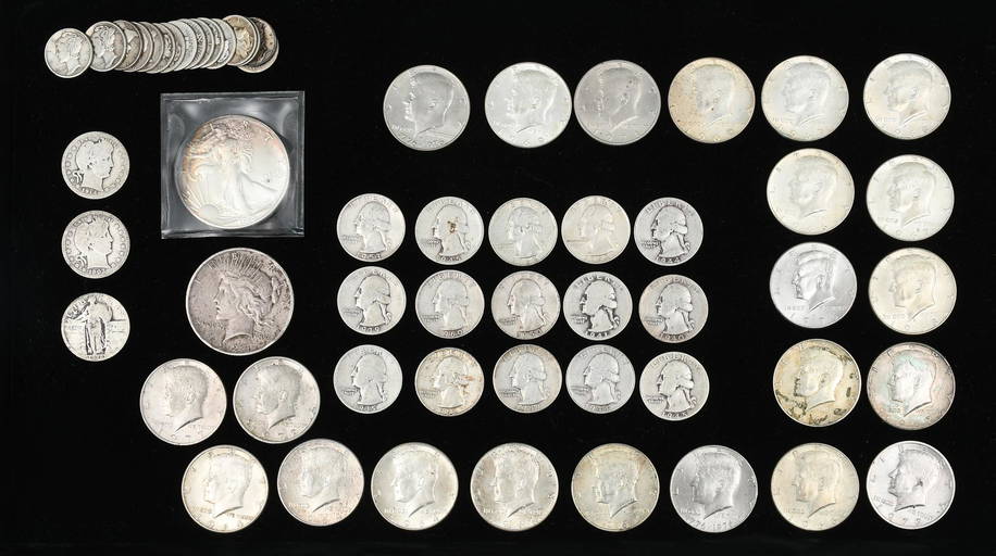 58 Pc. U.s. Mint Silver Coin Collection