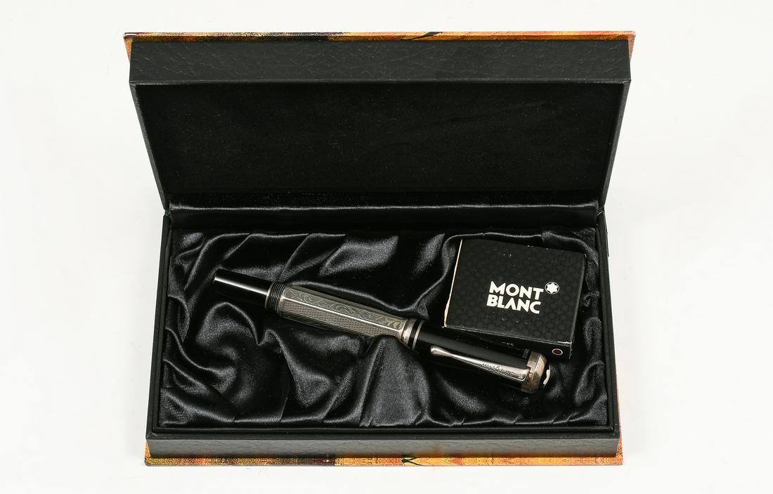 MONTBLANC MARCEL PROUST STERLING PEN IN BOX (1 of 10)