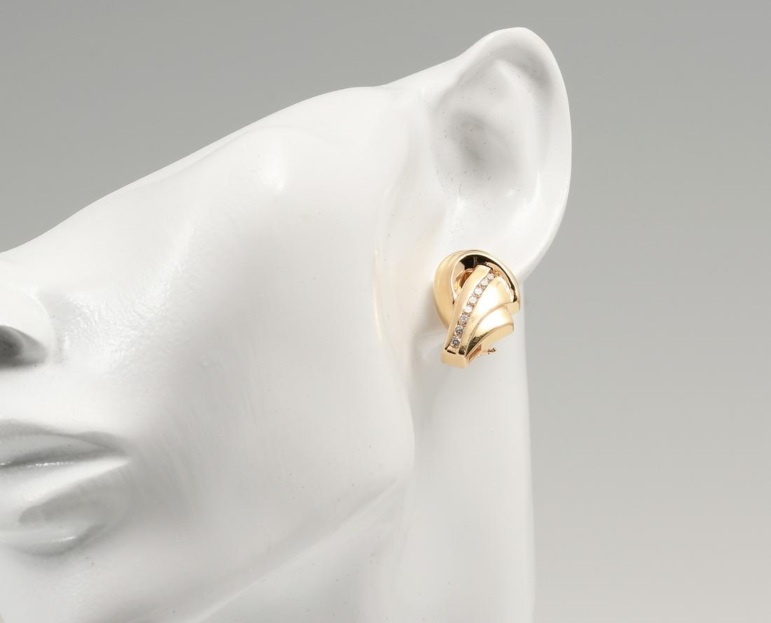 14K .75 CTW DIAMOND EARRINGS (1 of 4)