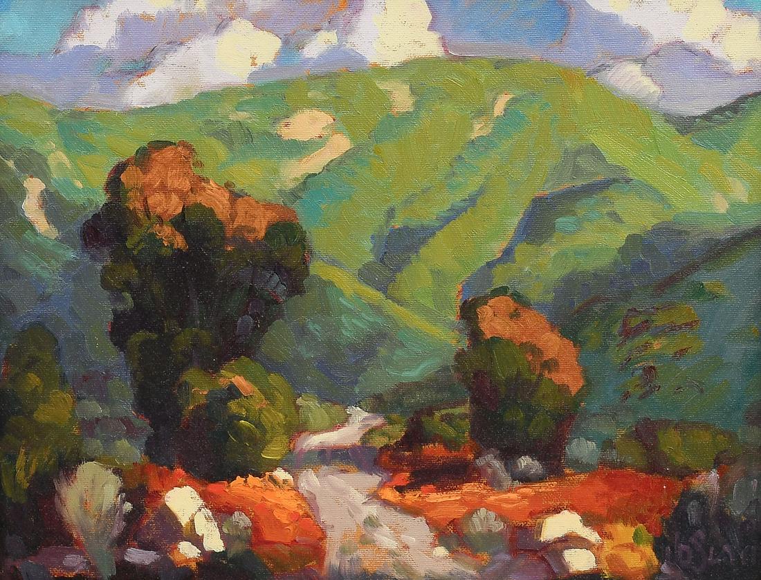 ORIGINAL JOE SLAY CALIFORNIA VALLEY PAINTING (1 of 4)