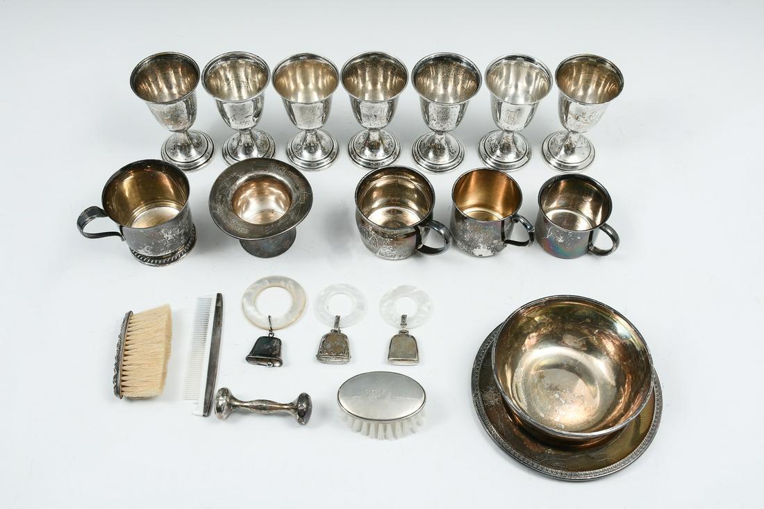 ASSORTED STERLING SILVER CHALICES & MORE (1 of 7)