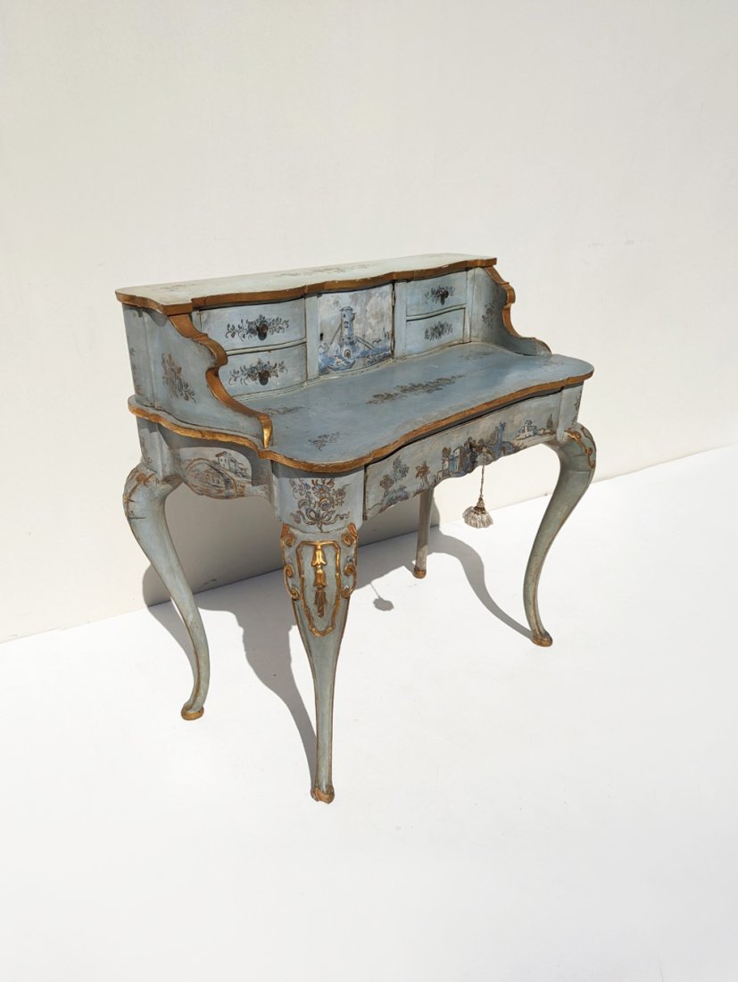 CARVED & PAINTED ITALIAN DESK (1 of 5)