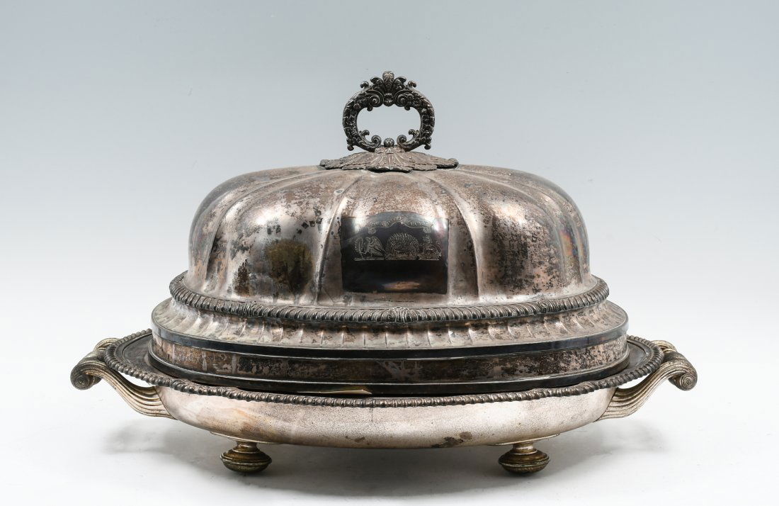 SILVER PLATED TURKEY DOME (1 of 5)