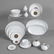 107A: 113pc ROSENTHAL CHINA INCL WIINBLAD QUATRE COULEU