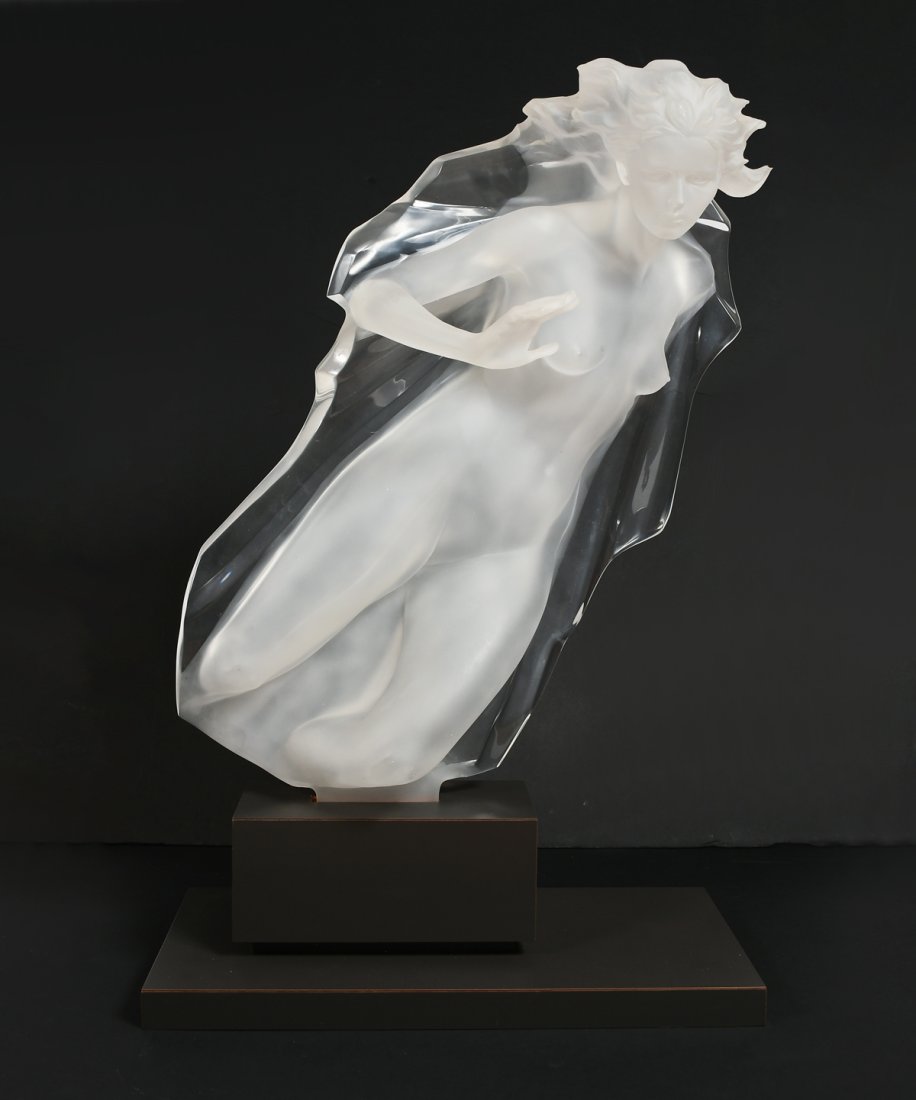LARGE FREDERICK HART LUCITE SCULPTURE (1 of 6)