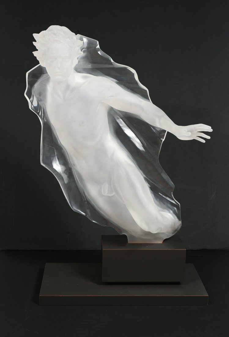 LARGE FREDERICK HART LUCITE SCULPTURE (1 of 6)