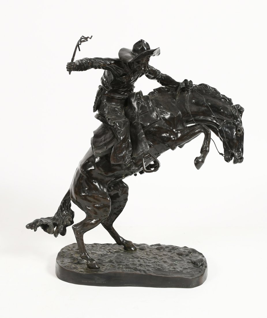 EARLY BRONZE BRONCO BUSTER AFTER REMINGTON (1 of 6)
